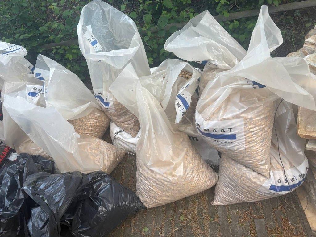 Grind kwarts 8-16mm, Tuin en Terras, Grind, Keien en Split, Ophalen, Beige, Nieuw, Grind