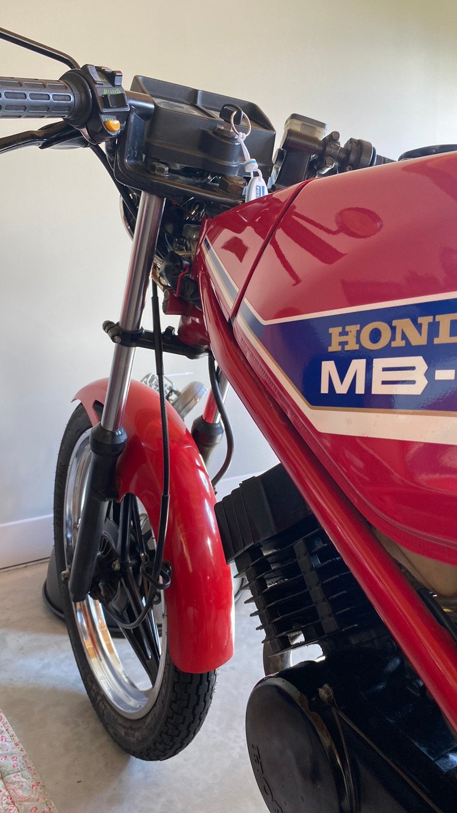 Honda mb 8 met Motorkenteken nieuwstaat, Ophalen of Verzenden, MB