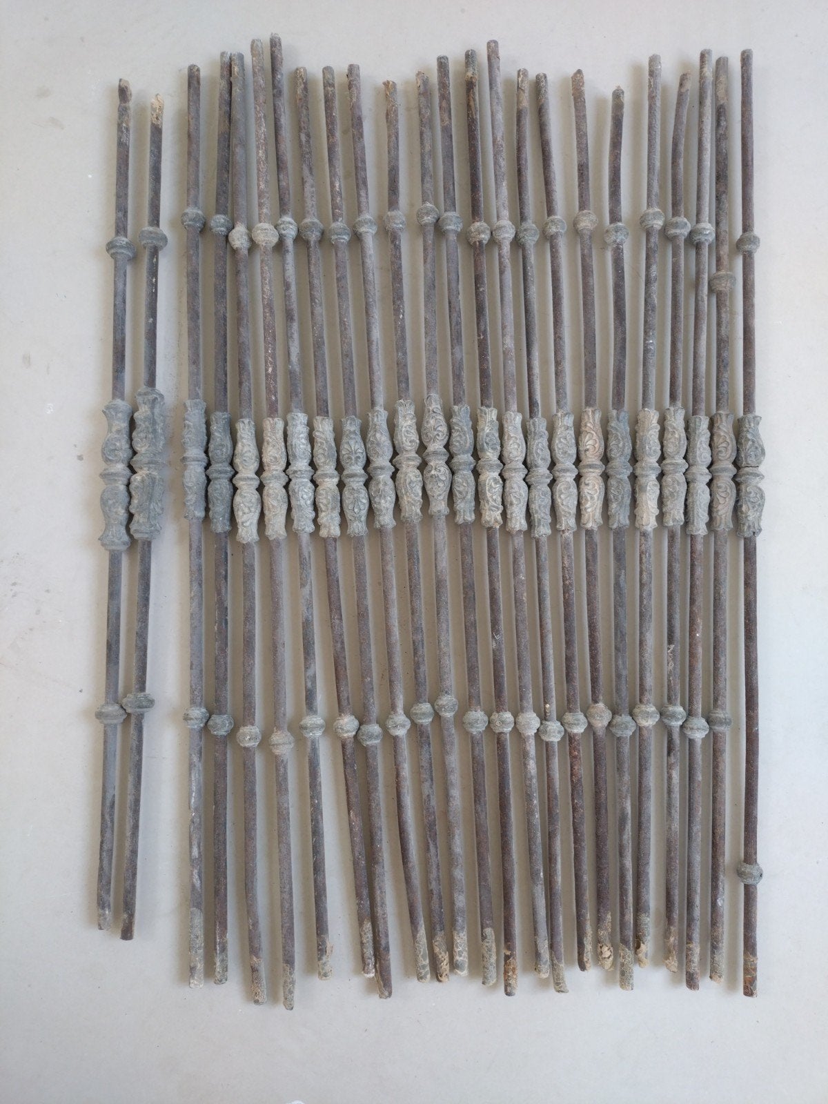 Decoratieve gesmede balusters voor trap of hek, Ophalen, Gebruikt, 50 tot 100 mm, Overige typen