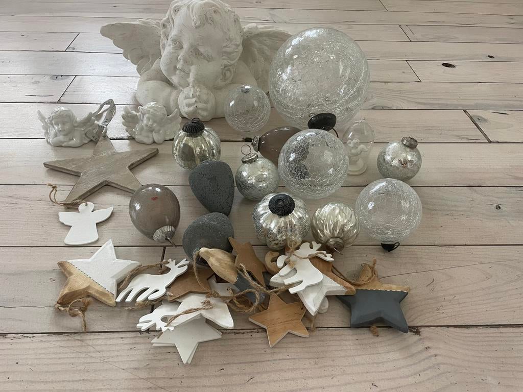 Doos luxe kerstartikelen, Ophalen, Zo goed als nieuw