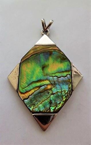 Exquisite - Prachtige hanger met abalone (7238-764), Ophalen, Zo goed als nieuw, Overige materialen