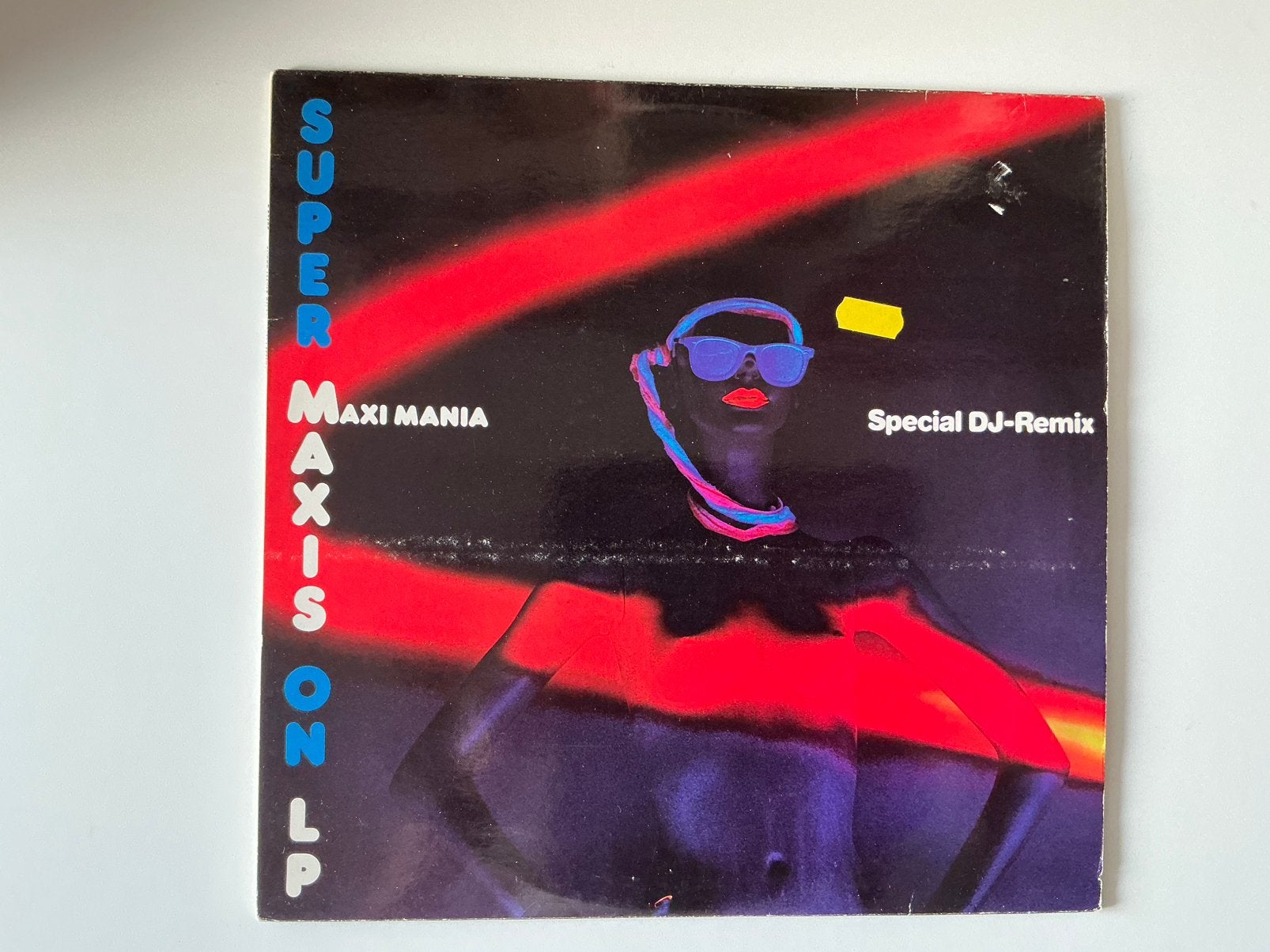 Super Maxis On LP - Maxi Mania LP italo disco synht pop, Gebruikt, Disco, 12 inch, Fotohoes