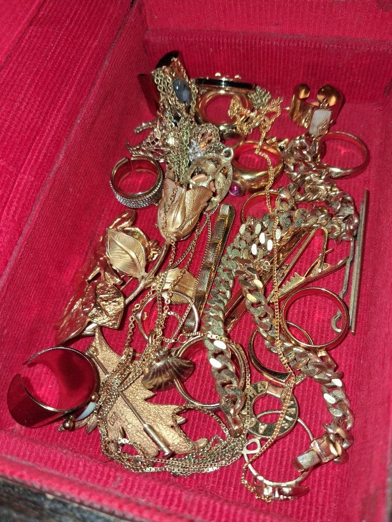 Lot oude sieraden, Sieraden, Tassen en Uiterlijk, Antieke sieraden, Verzenden, Overige materialen, Overige typen