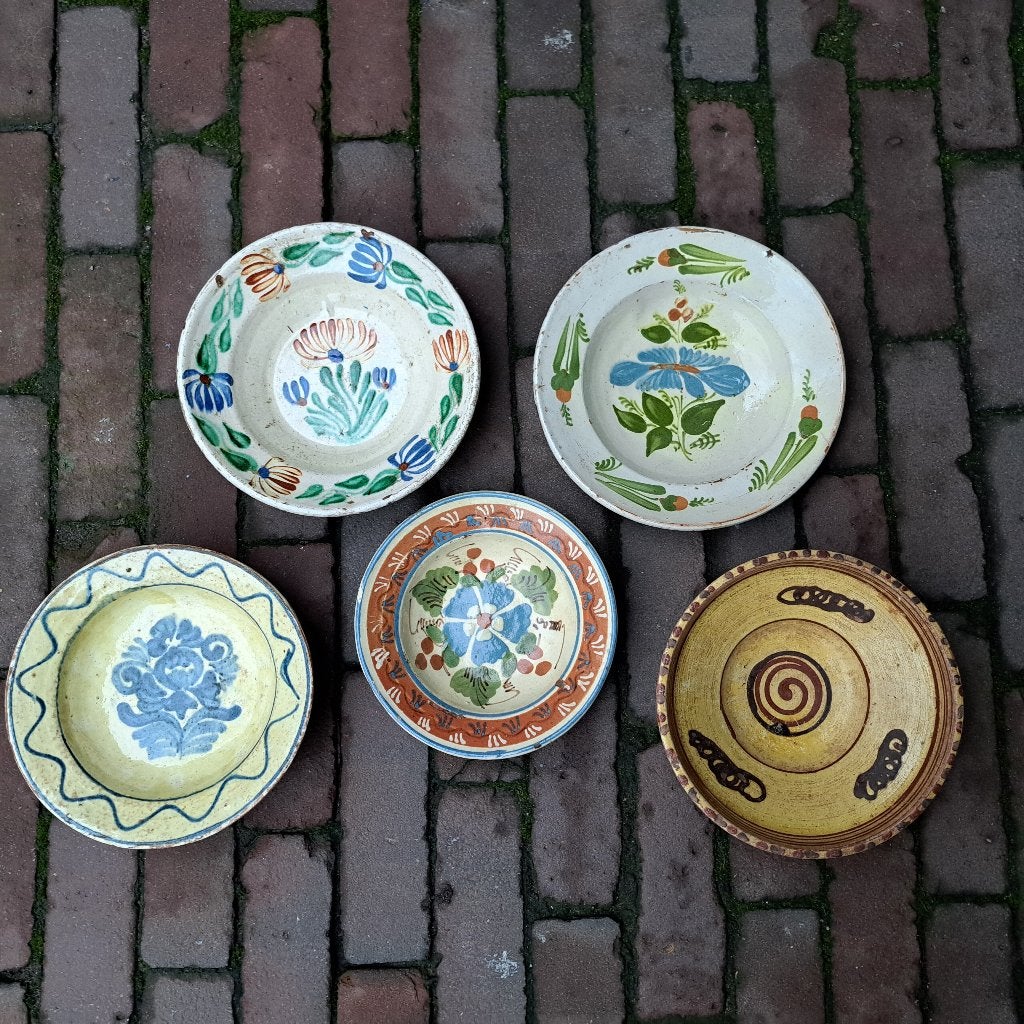 Div. Oud brocante Hongaars schaaltje kommetje schaal *Etage3, Gebruikt, ., Ophalen of Verzenden, .