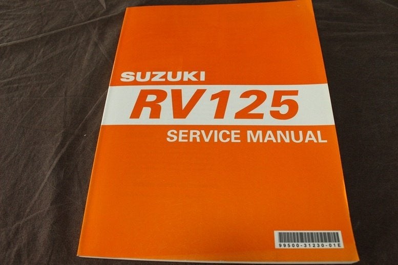 Suzuki RV125 2003 motorcycle service manual RV125 K3 Van Van, Motoren, Ophalen of Verzenden, Suzuki