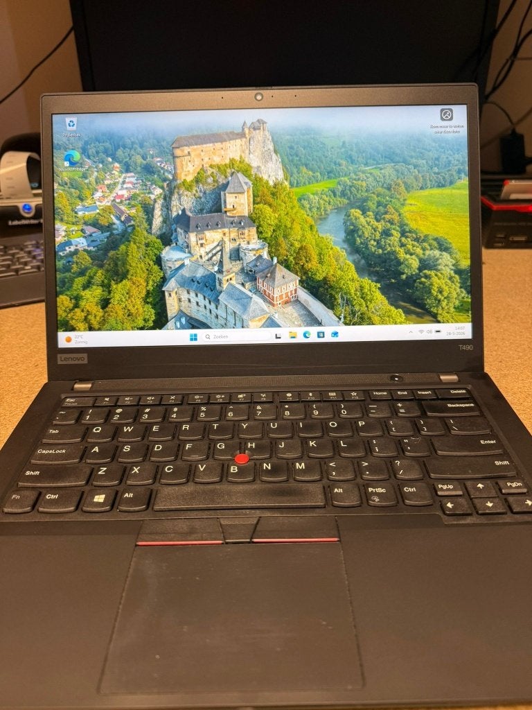 Lenovo ThinkPad T490 i5-8365U 16GB  512GB SSD Windows 11, Computers en Software, Windows Laptops, 2 tot 3 Ghz, Qwerty, 14 inch