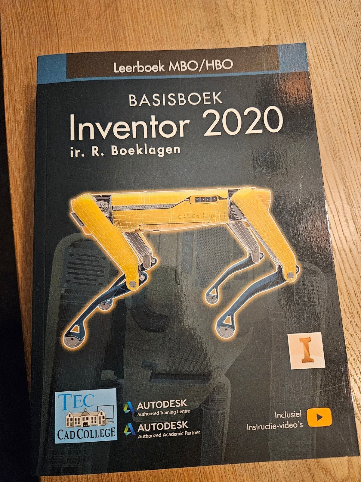 R. Boeklagen - Basisboek Inventor, Boeken, Ophalen, Zo goed als nieuw, R. Boeklagen, Beta