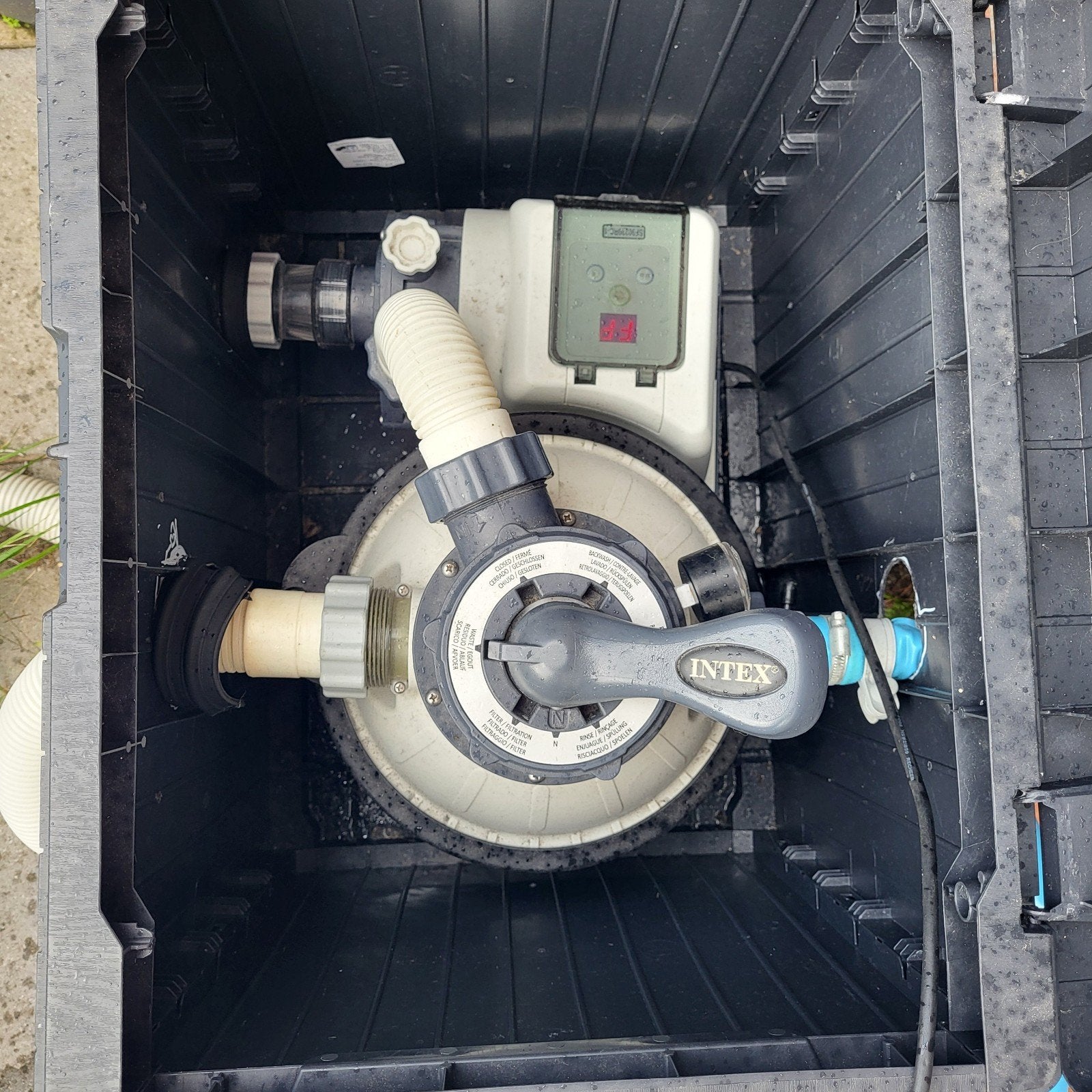 Intex zandfilter, skimmer en chemicaliën voor zwembad, Tuin en Terras, Ophalen, Gebruikt, Filter