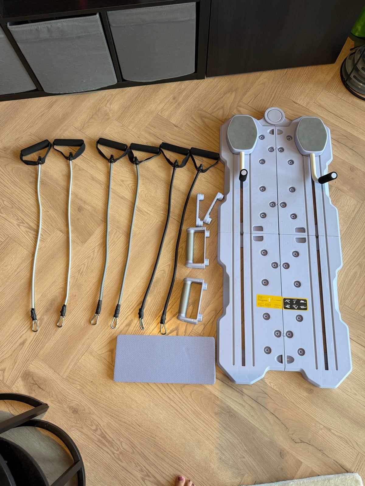 Verstelbare Pilates Reformer Bord voor Thuis, Ophalen, Zo goed als nieuw, Armen, Overige typen