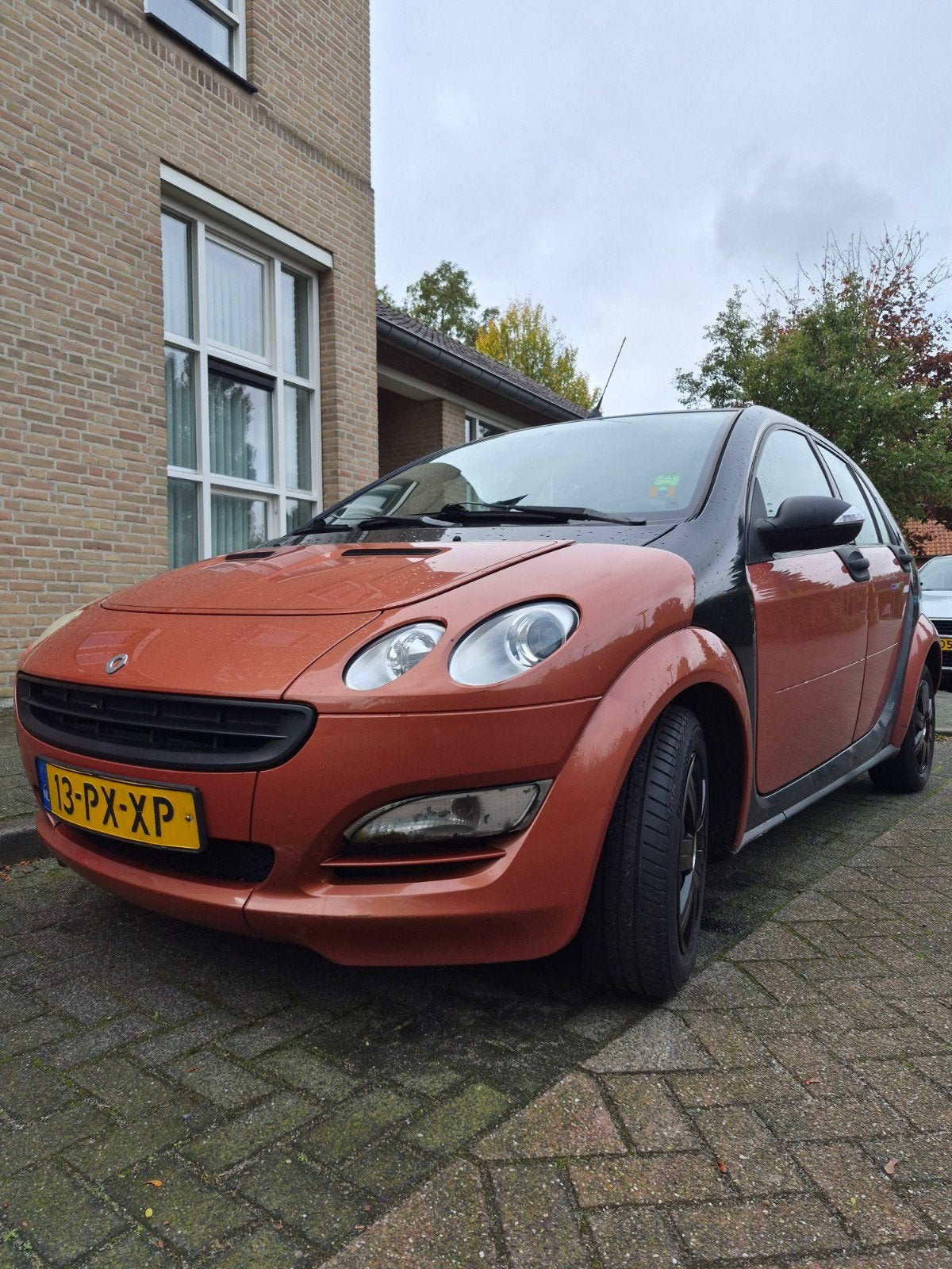 Te koop: Smart Forfour 1.1 uit 2005 – Betrouwbare stadsauto, Auto's, Voorwielaandrijving, Zwart, Origineel Nederlands, Handgeschakeld