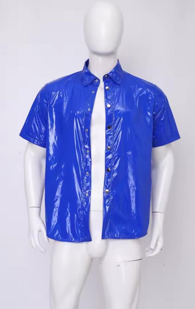 Mooie Wetlook Overhemd, tm 3XL, Verzenden, Nieuw
