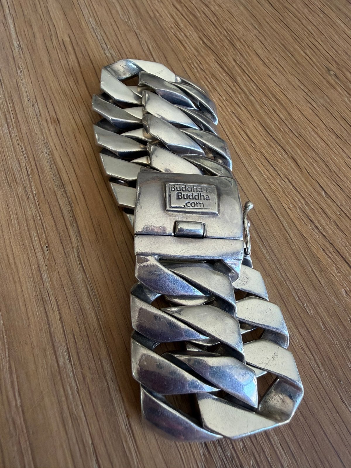 Buddha to Buddha armband, Ophalen of Verzenden, Zo goed als nieuw, Zilver, Zilver