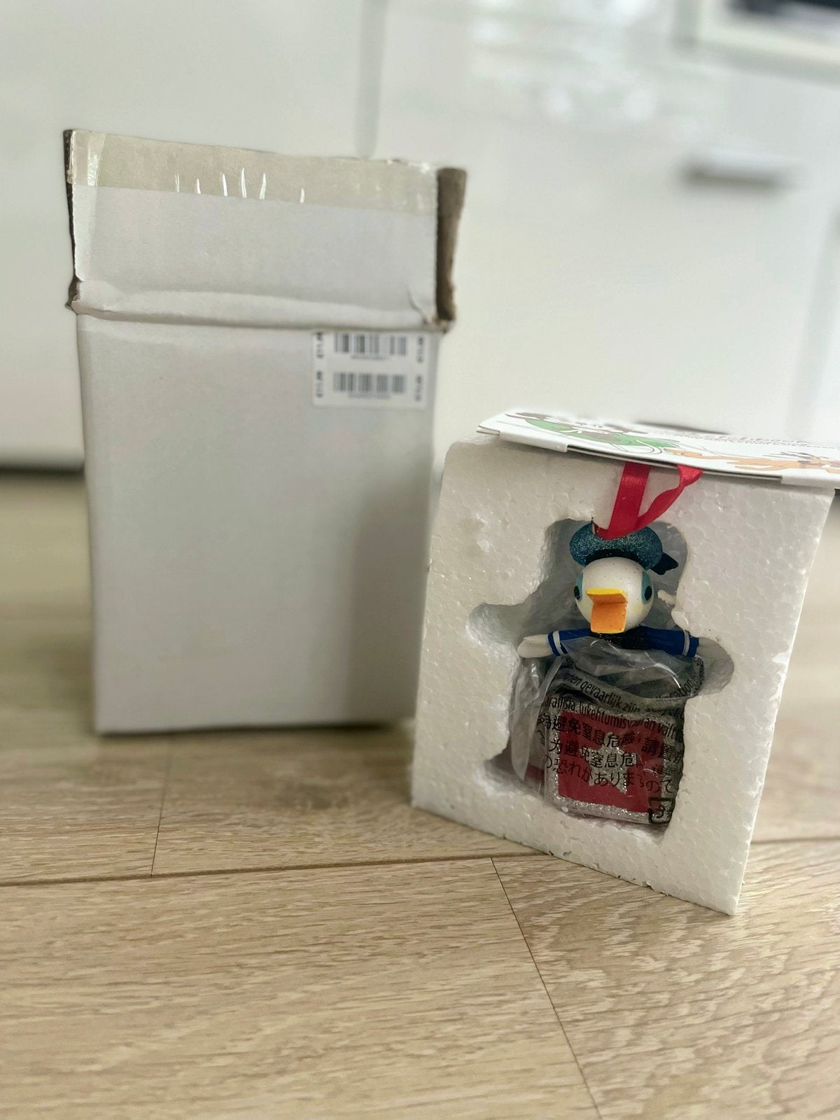 Disney Sketchbook vintage Donald Duck speeldoosje ornament, Ophalen, Donald Duck, Nieuw, Beeldje of Figuurtje