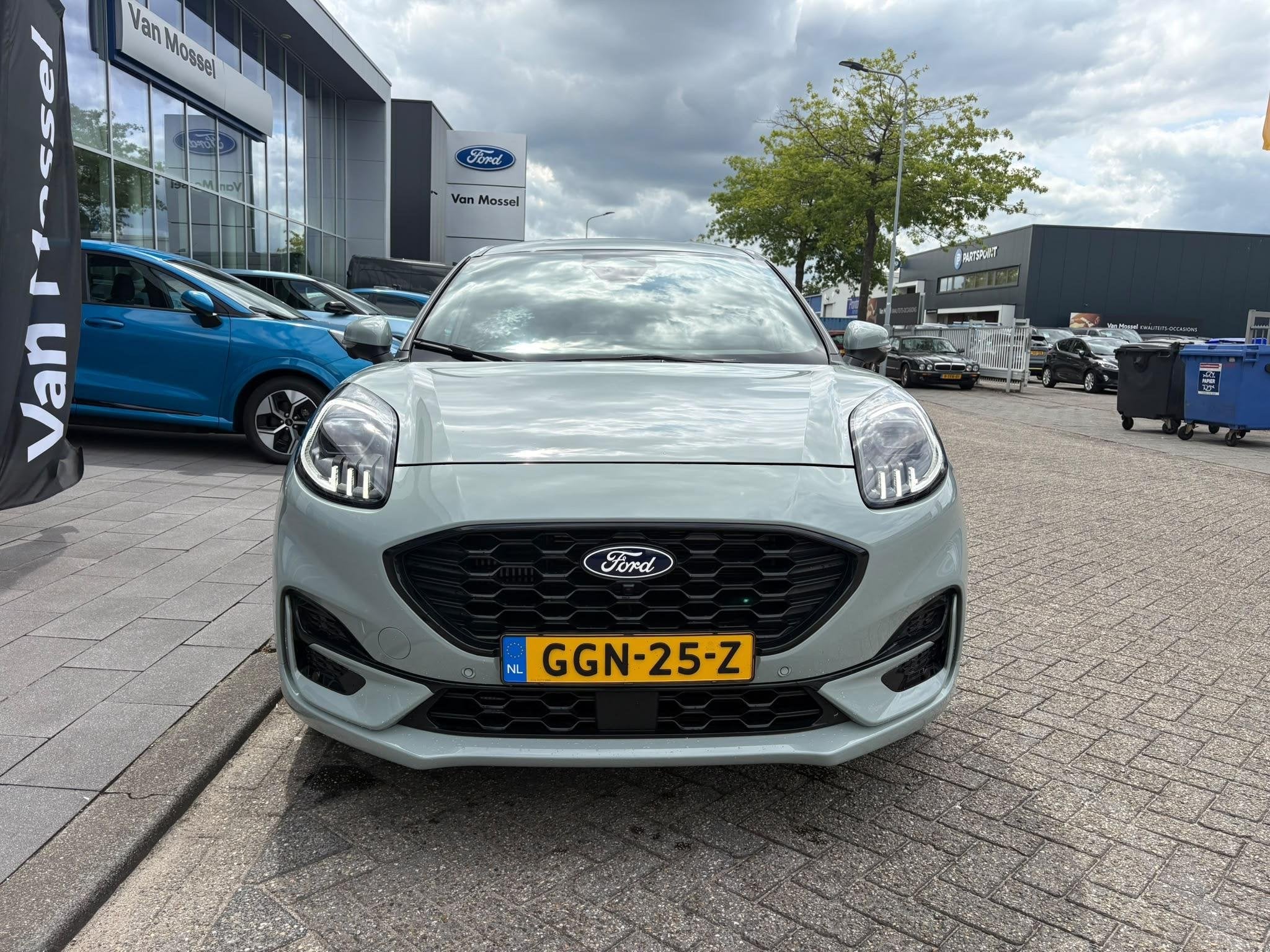 Ford Puma 1.0 EcoBoost Hybrid ST-Line X | MATRIX LED KOPLAMP, Auto's, 12 maanden, Puma, Euro 6, Leder en Stof