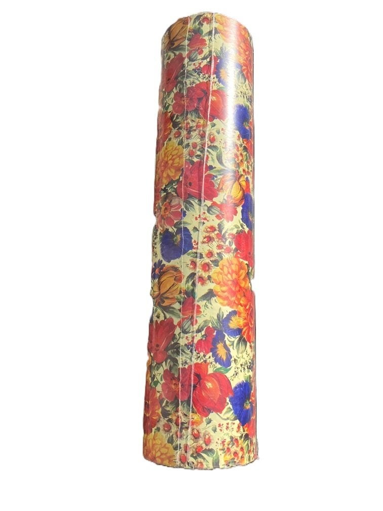 INPAKPAPIER CADEAUPAPIER ROL 220 mtr 57 CM EMMA BLOEMENTUIN, -, -, Nieuw, Ophalen of Verzenden
