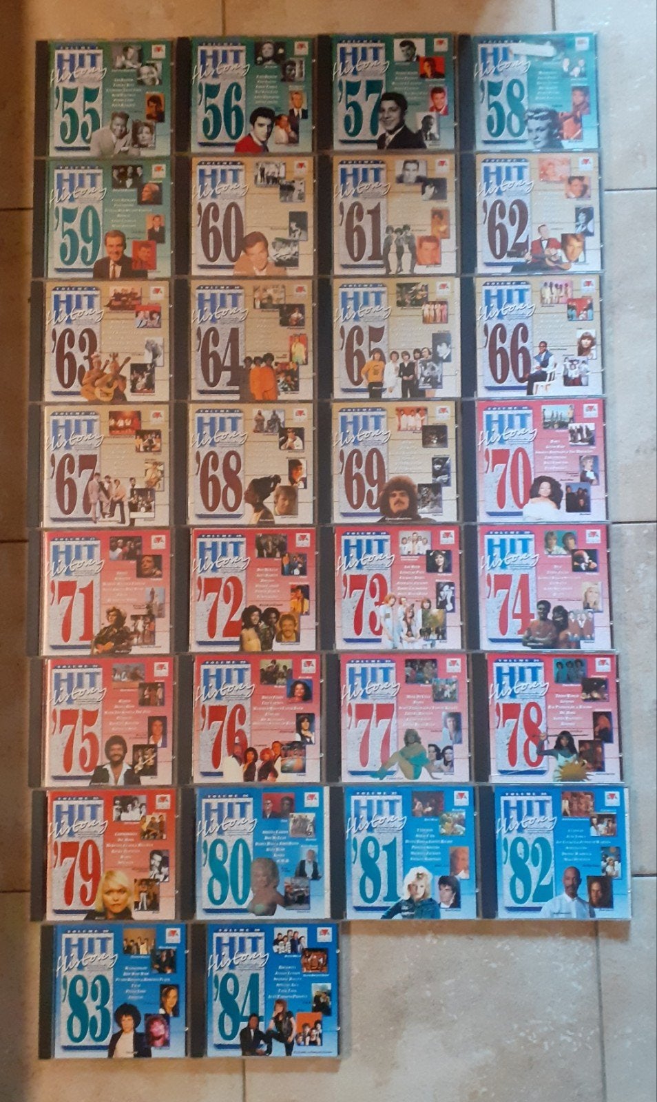 29 verzamel cd's 1955 t/m 1984, Ophalen of Verzenden