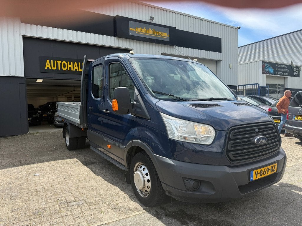 Ford Transit 350 2.2 TDCI L4H1 DUBBEL CAB DUBBEL AS, Auto's, 13 km/l, Euro 5, Achterwielaandrijving, Gebruikt