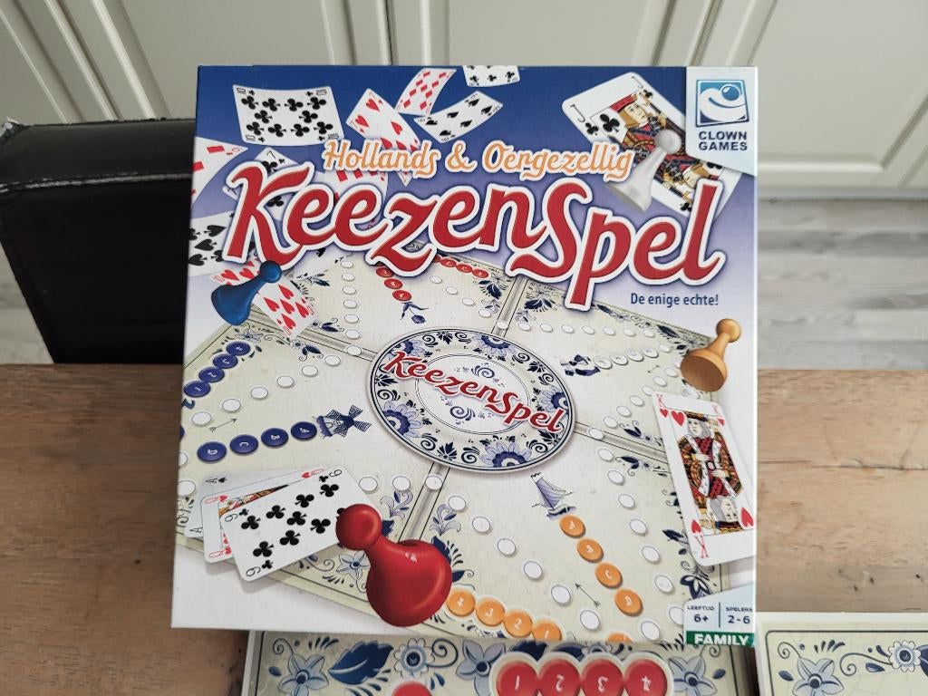 spel Keezenspel, Hobby en Vrije tijd, Gezelschapsspellen | Bordspellen, Vijf spelers of meer, Ophalen of Verzenden, Zo goed als nieuw