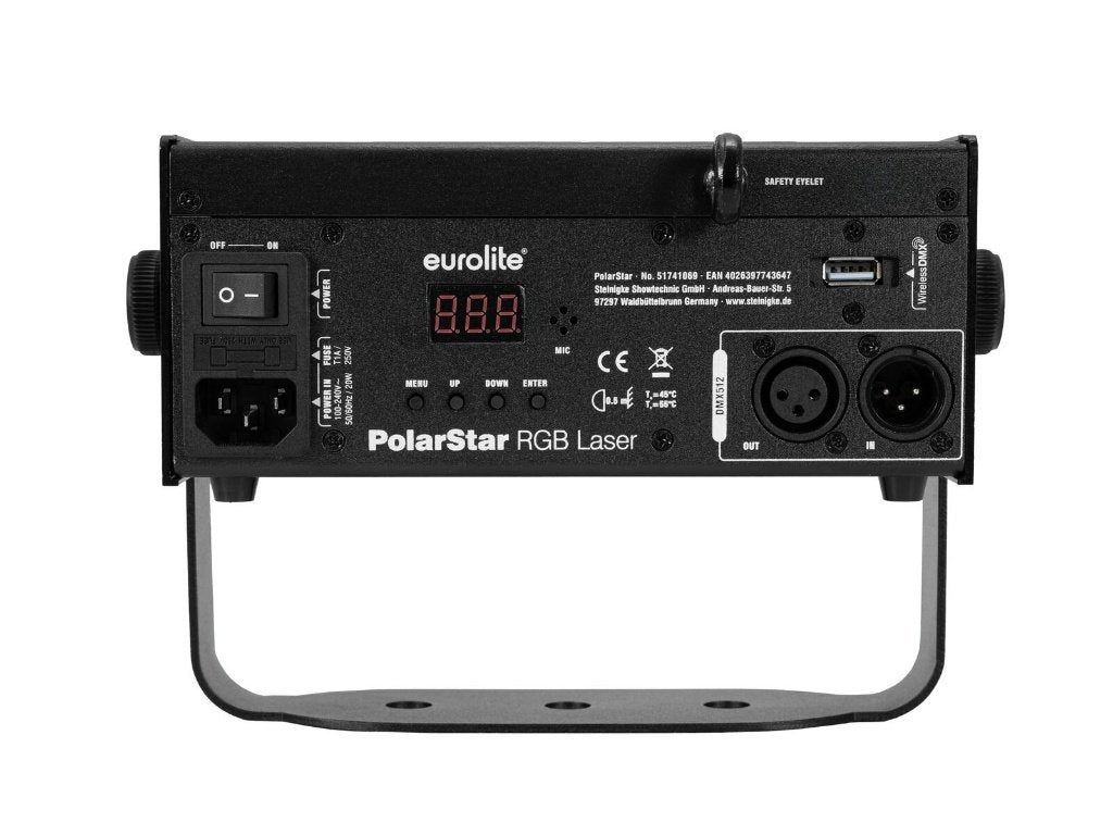 EUROLITE PolarStar RGB Laser, Muziek en Instrumenten, Licht en Laser, Geluidgestuurd, ., Nieuw, Ophalen of Verzenden