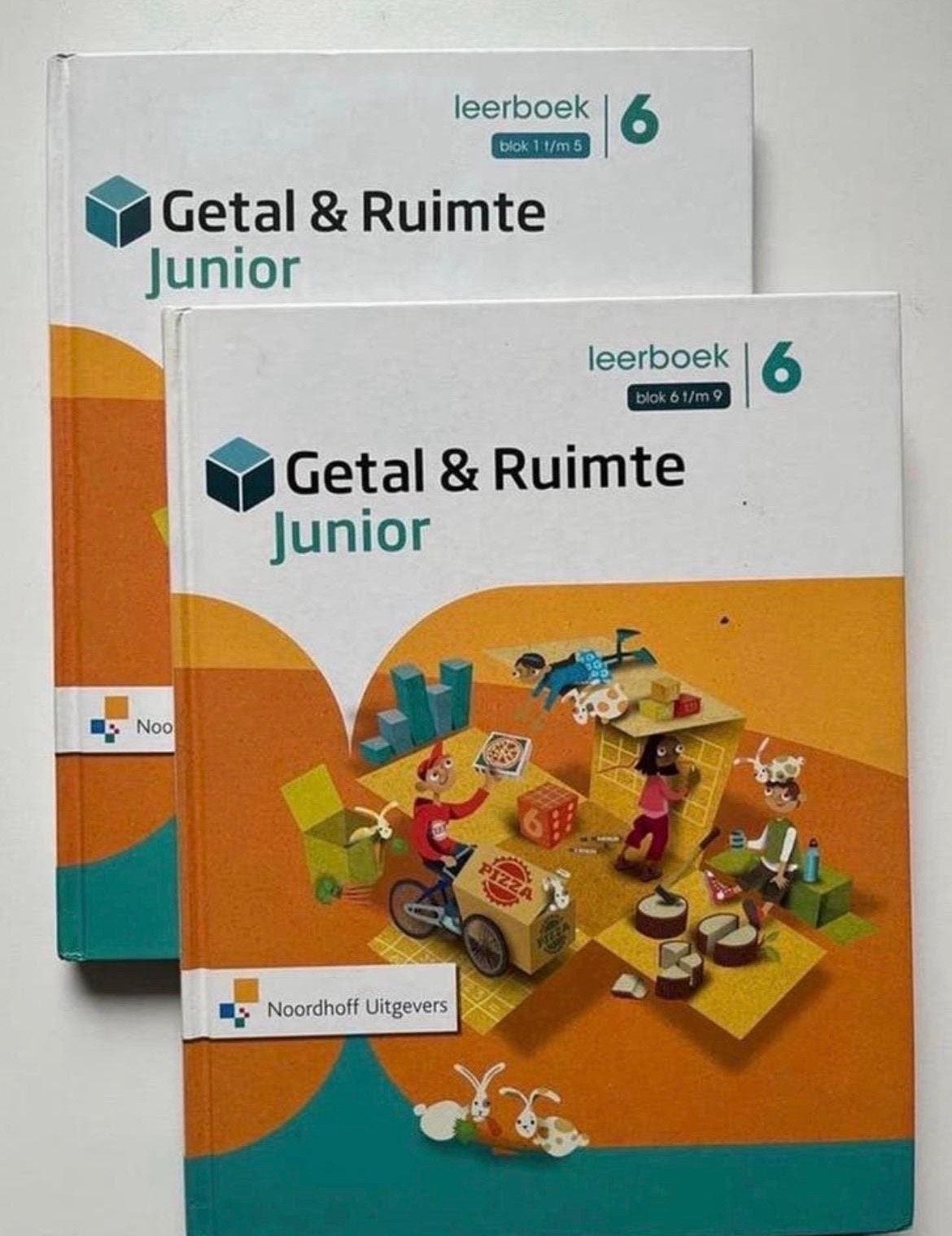 Getal & Ruimte Junior Leerboek 6 (blok 1 t/m 9), Boeken, Ophalen of Verzenden, Zo goed als nieuw, Overige niveaus, Wiskunde A