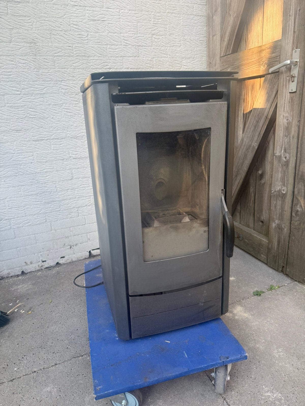 Pelletkachel van Thermorossi, Ophalen, Zo goed als nieuw, Overige brandstoffen, Pelletkachel
