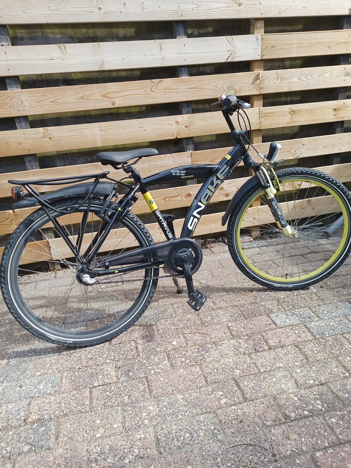 Batavus Snake 24 inch, Ophalen, Zo goed als nieuw, 24 inch, Handrem