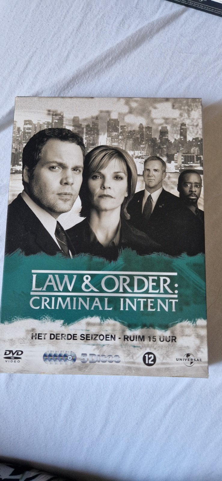 Law & Order: Criminal Intent - Het Derde Seizoen (DVD), Cd's en Dvd's, Dvd's | Tv en Series, Engels, Misdaad, Nederlands, Ophalen of Verzenden