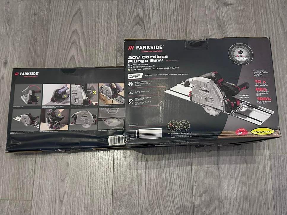 Parkside Performance 20V Accu Invalzaag - Nieuw in doos, Nieuw, 30 tot 70 mm, Minder dan 600 watt, Verzenden