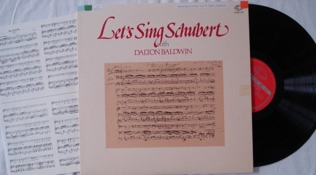 Dalton Baldwin - Let's sing Schubert, LP, Gebruikt, Ophalen of Verzenden, Inclusief boekje