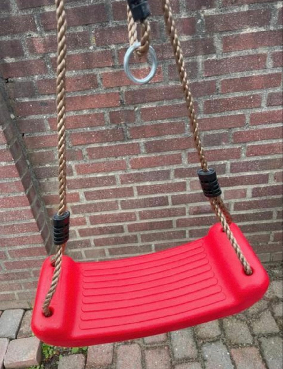 Rode schommelzitje met touwen, Ophalen of Verzenden, Nieuw, Schommel