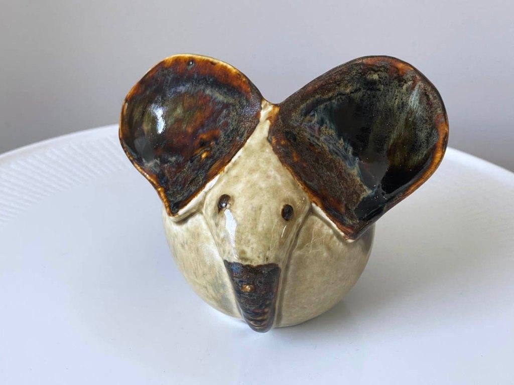 Midcentury, Keramiek Olifant, Joseph Simon, Soholm, Denmark, Overige onderwerpen, Geglazuurd, Ophalen of Verzenden, Steen of Keramiek