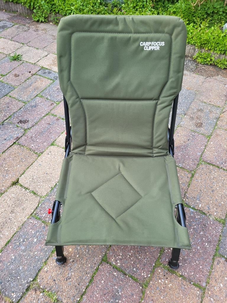 Carp Focus Clipper klapstoel verstelbare poten, Ophalen, Zo goed als nieuw, Overige typen