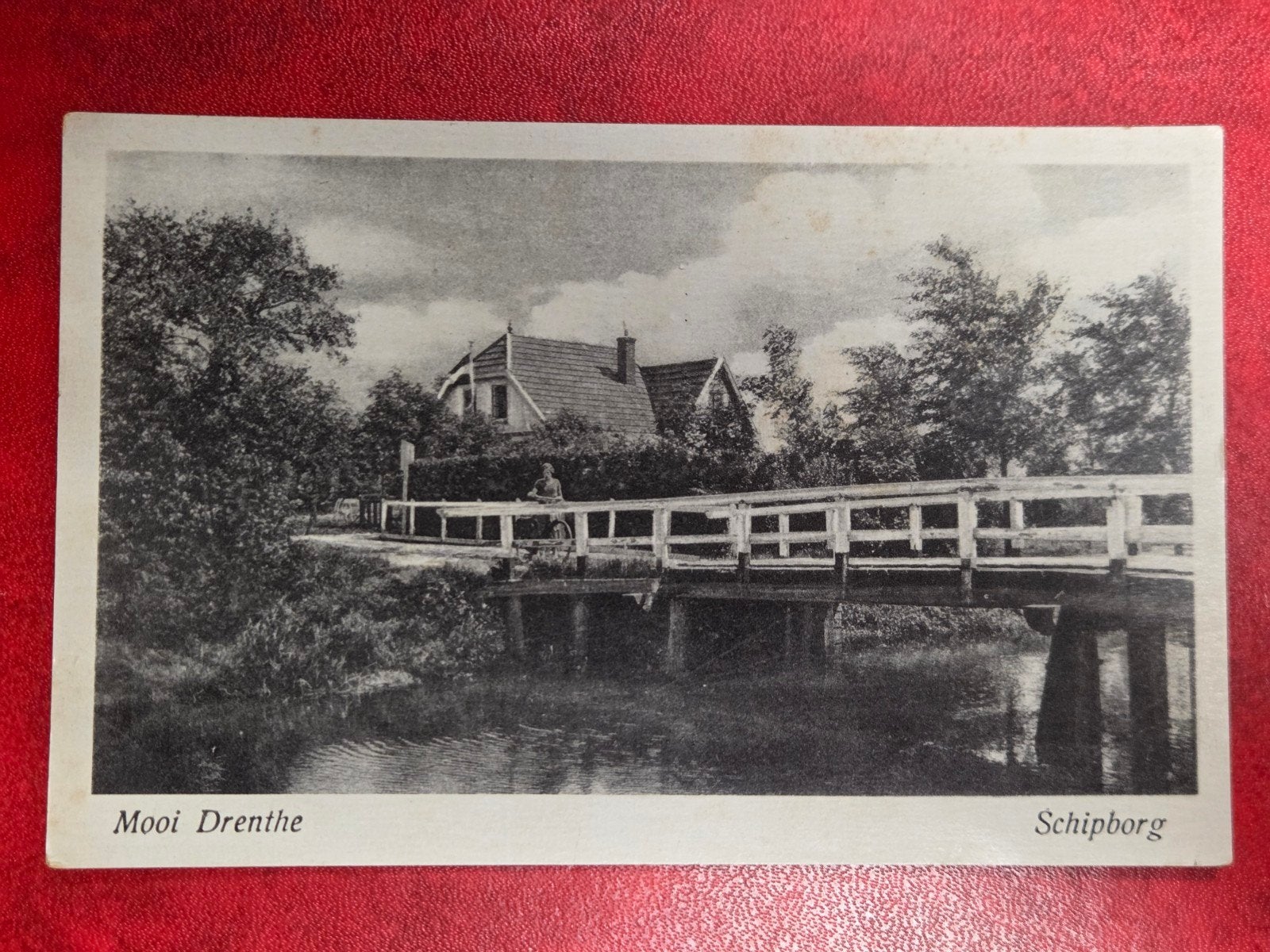 Schipborg bij Zuidlaren mooi Drenthe, Ophalen of Verzenden, 1940 tot 1960, Drenthe
