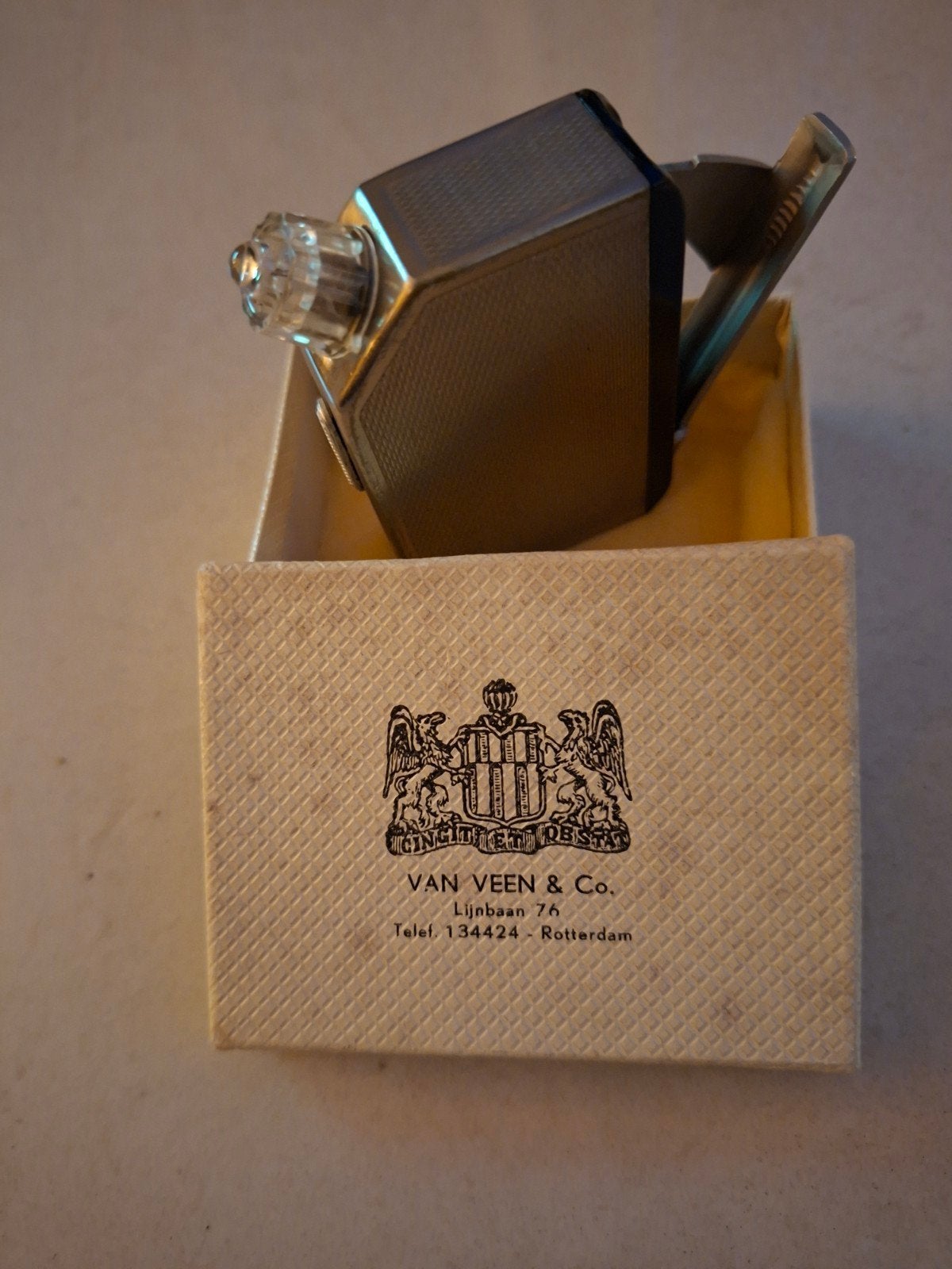 Vintage Philips Bi-jou metalen handdynamo zaklamp werkend, Ophalen of Verzenden, Huis en Inrichting