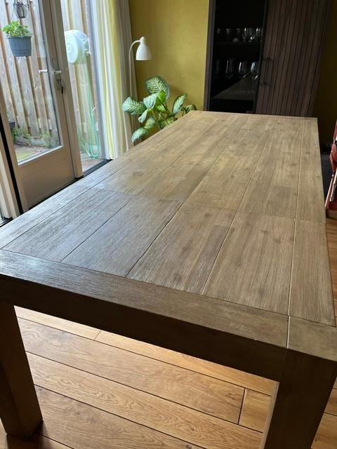 eettafel, Huis en Inrichting, Ophalen, 100 tot 150 cm, Zo goed als nieuw, Vijf personen of meer