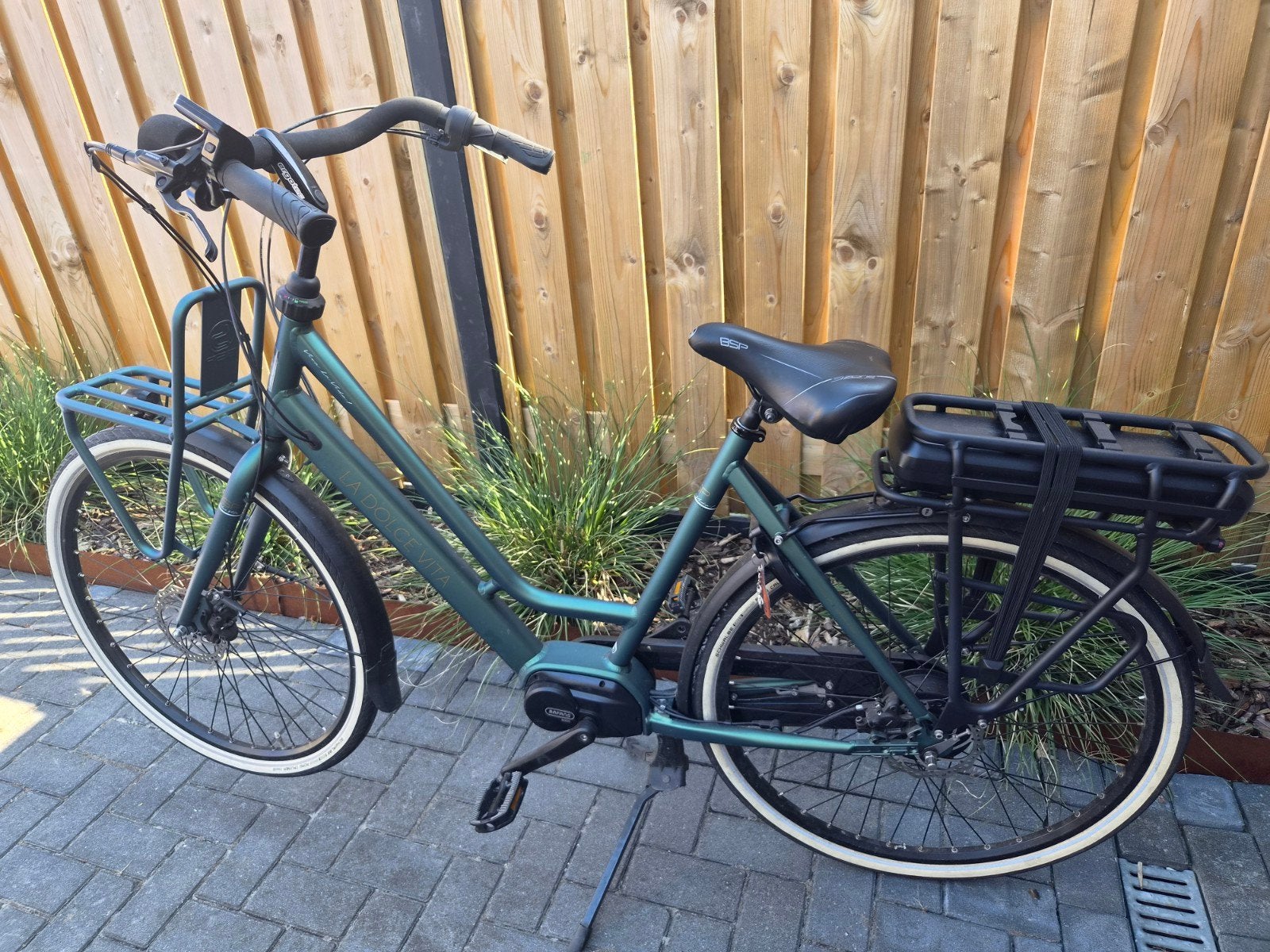 BSP La Dolce Vita. Elektrische moederfiets. 2 jaar oud., Fietsen en Brommers, 53 tot 56 cm, Zo goed als nieuw, 0 zitjes, Ophalen