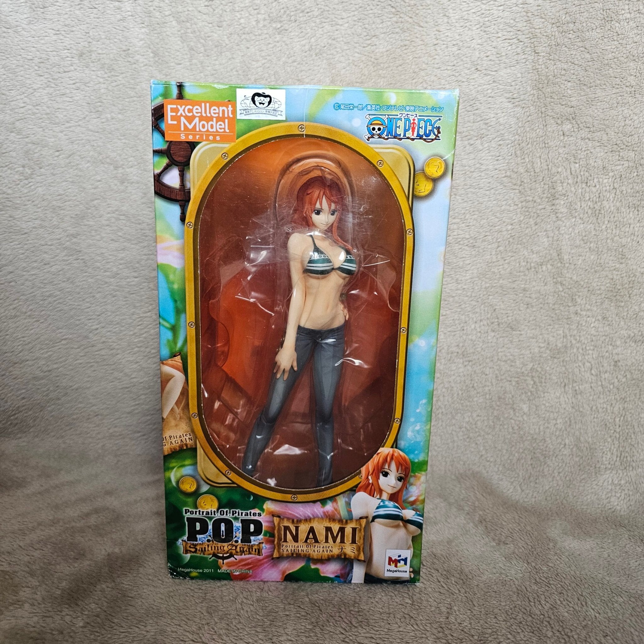 One Piece | P.O.P. Sailing Again Nami 1/8 Figure | MegaHouse, Verzamelen, Ophalen of Verzenden, Zo goed als nieuw