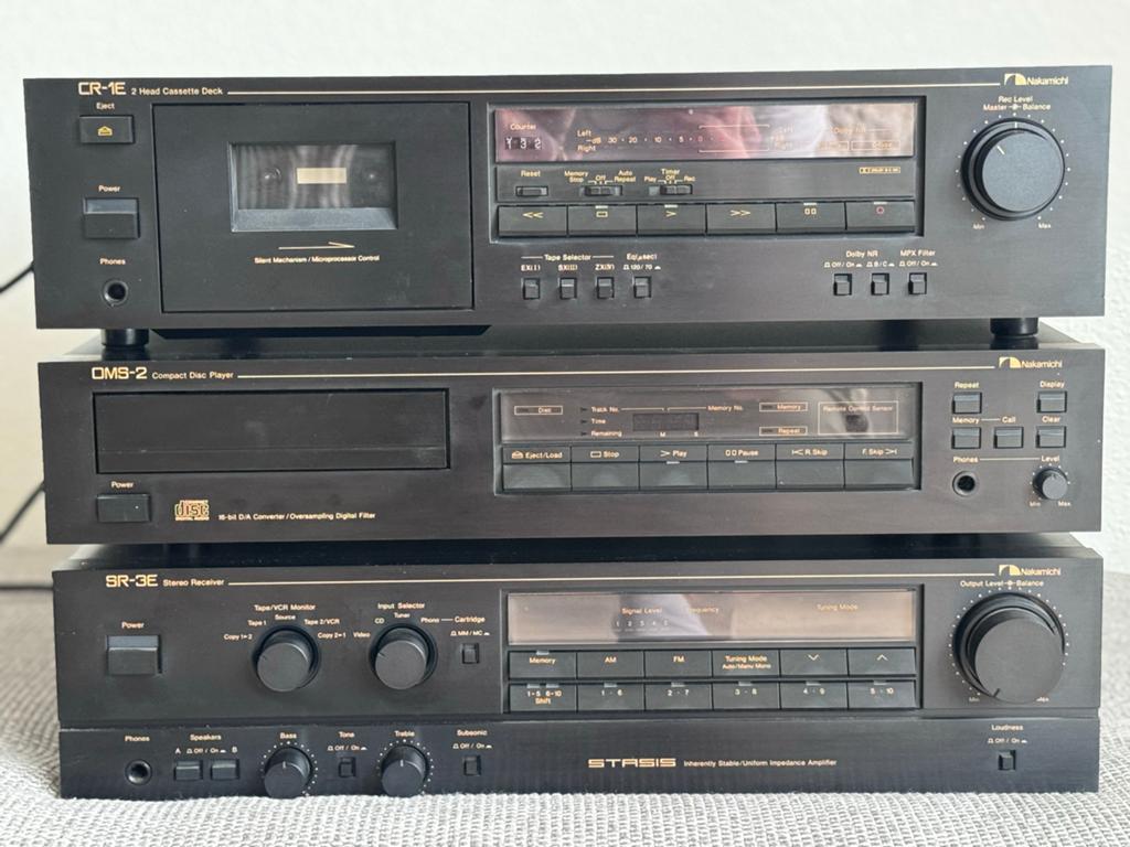 Nakamichi Vintage Hifi Set: Cassettedeck, CD-speler, Receive, Ophalen, Zo goed als nieuw, Overige merken, Losse componenten