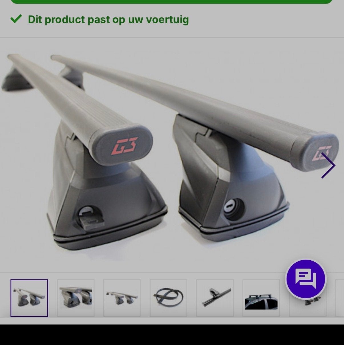 G3 Dakdragers - Universeel en afsluitbaar, Auto diversen, Ophalen, Zo goed als nieuw