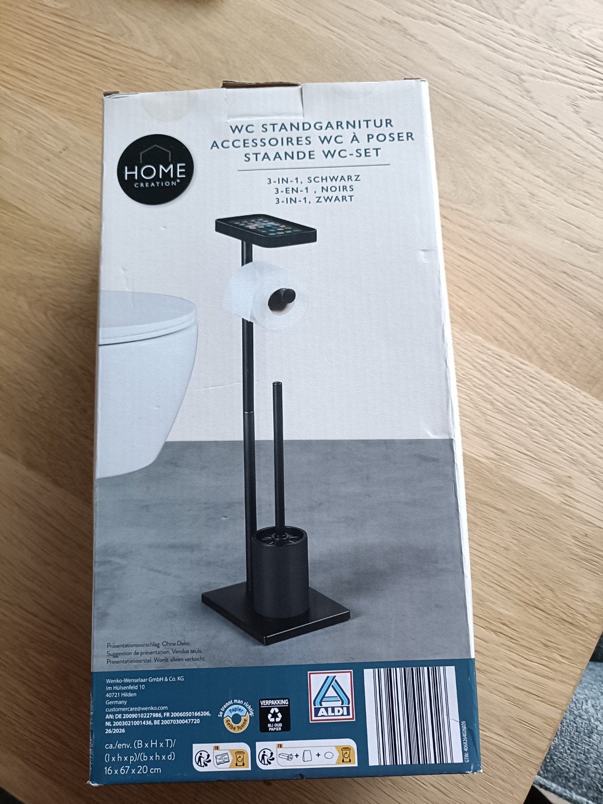 NIEUWE ONGEBRUIKTE 3-IN-1 TOILET SET, Ophalen of Verzenden, Nieuw