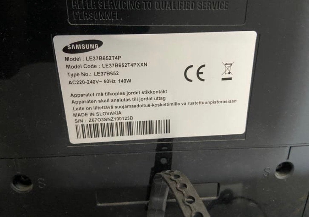 Samsung TV - 37 inch Full HD, Audio, Tv en Foto, Televisies, Ophalen, Gebruikt, 50 Hz, LCD