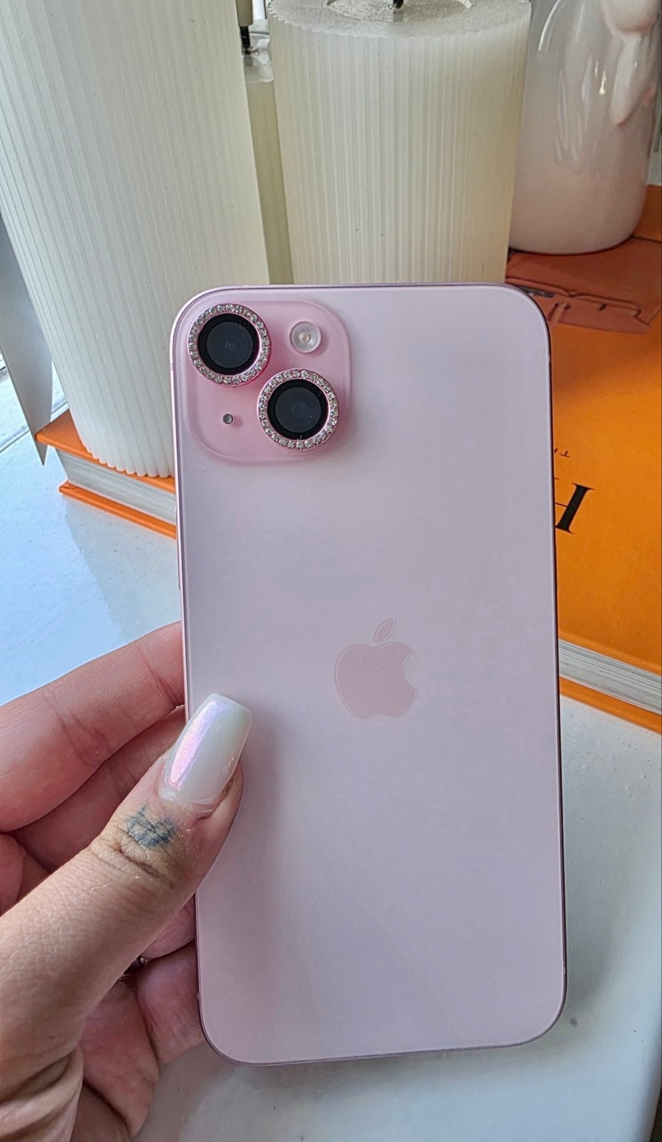 Zo goed als nieuwe iPhone 15 plus Roze 128GB, Telecommunicatie, Mobiele telefoons | Apple iPhone, Ophalen, 128 GB, Zo goed als nieuw
