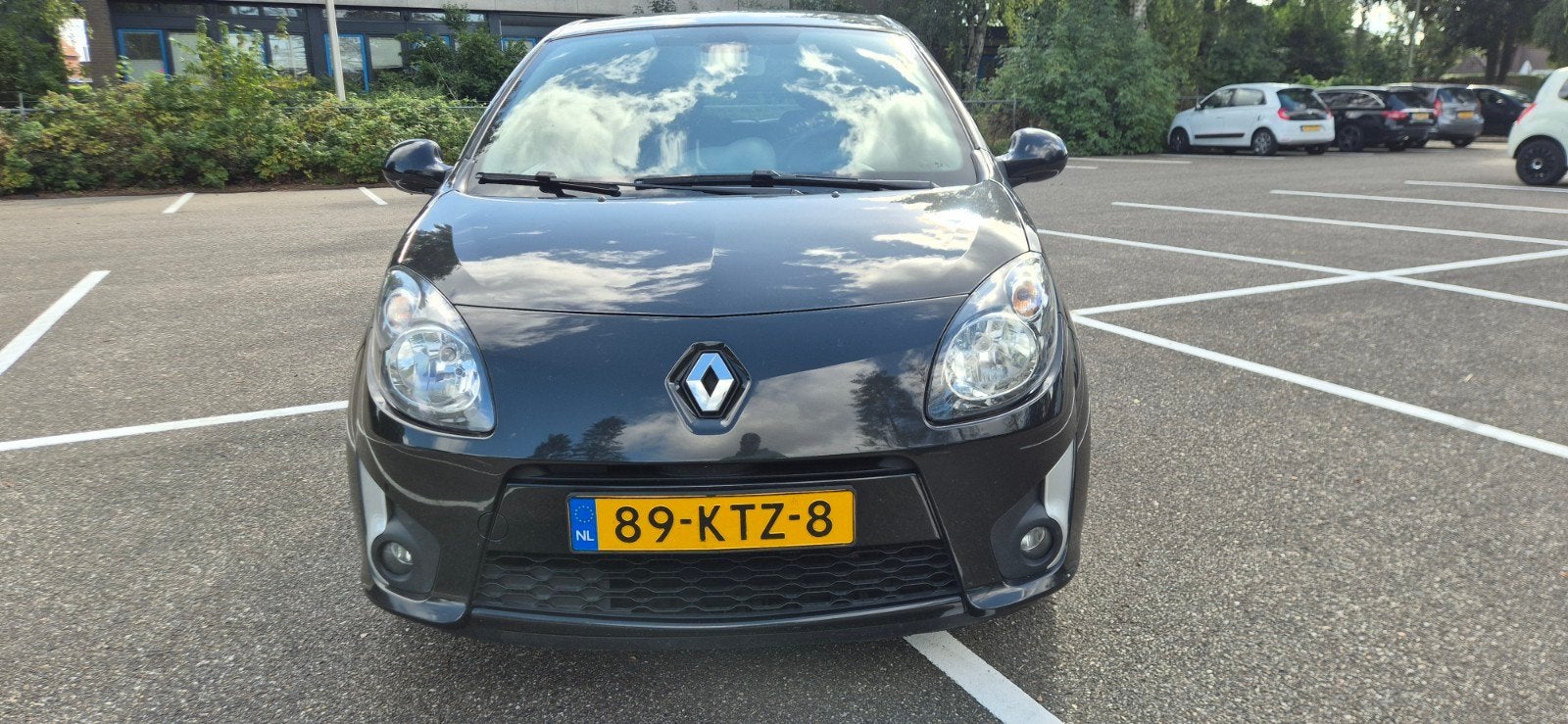 Renault Twingo 1.2 16V 2010 Zwart, Auto's, 839 kg, Twingo, 4 cilinders, 4 stoelen