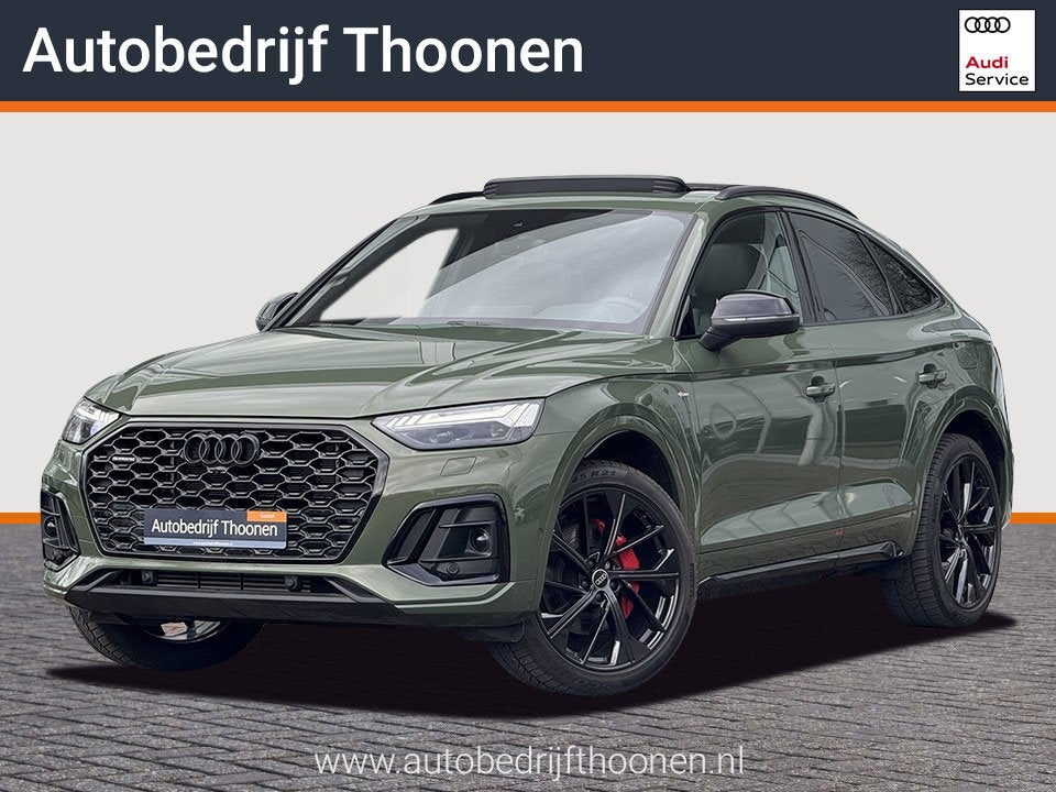 Audi Q5 Sportback 55 TFSI e S edition Competition | B&O | tr, Auto's, Automaat, Dealer onderhouden, Gebruikt, 4 cilinders