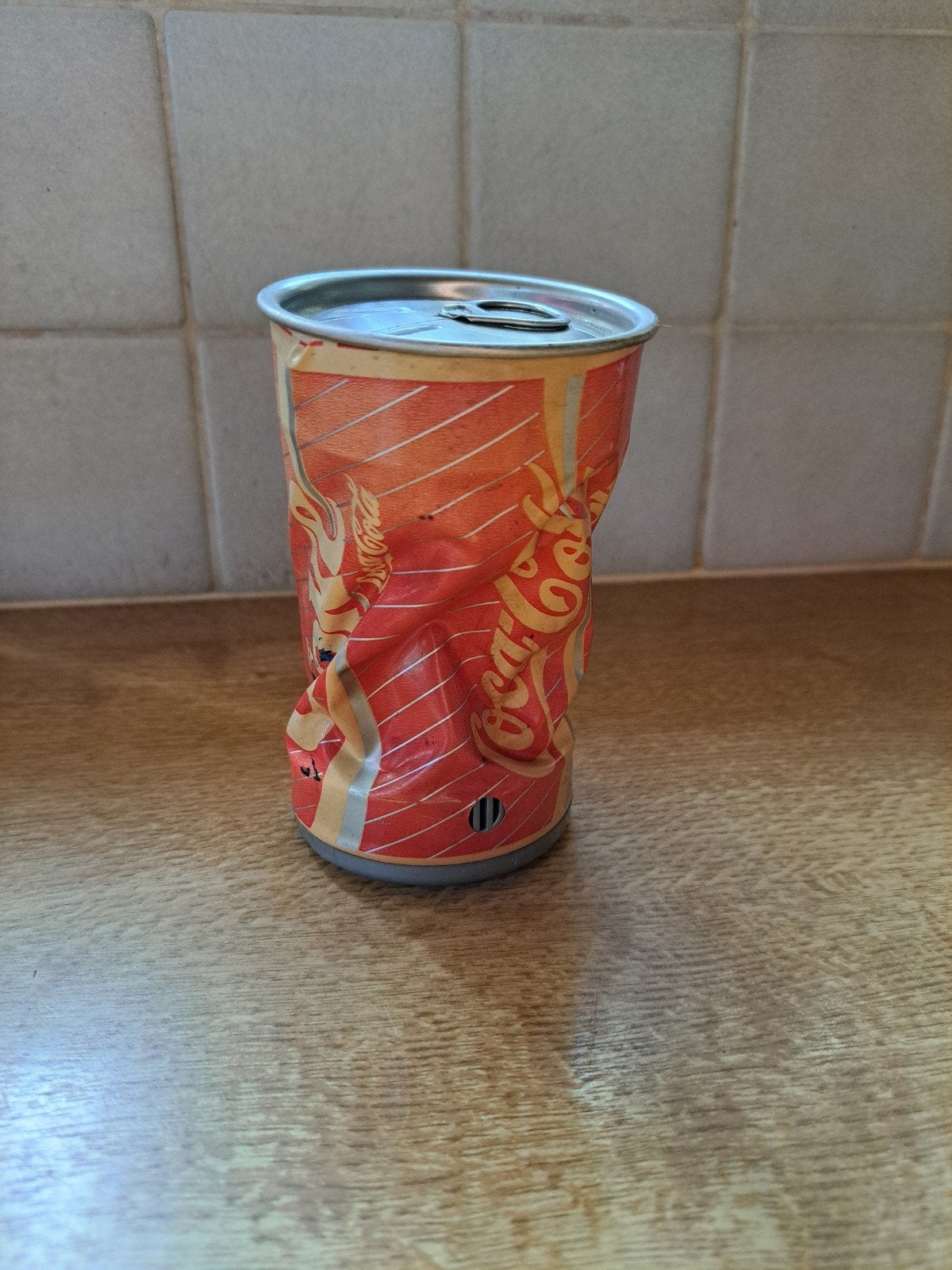 Vintage Coca-Cola blikje - Beweegbaar, Verzamelen, Ophalen of Verzenden, Gebruikt, Verpakking