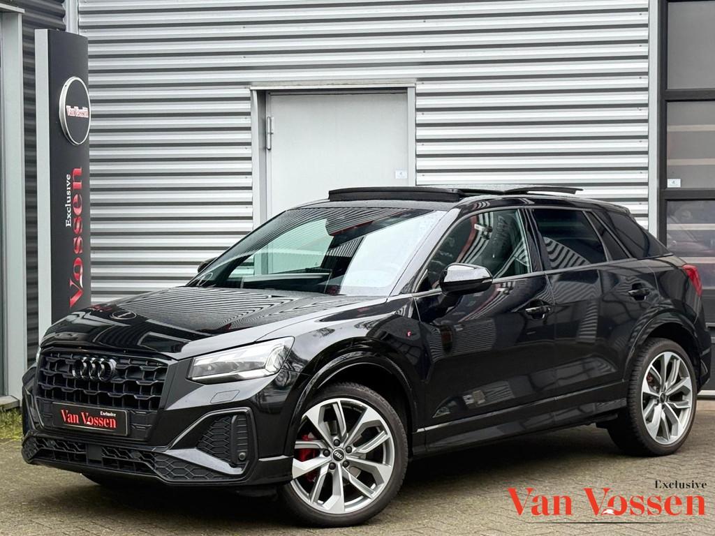 Audi Q2 35 TFSI 3x S-Line |PANO|LANEASSIST|FRONTASSIST|AUDI, Auto's, Audi, 12 maanden, 4 cilinders, Leder en Stof, Zwart