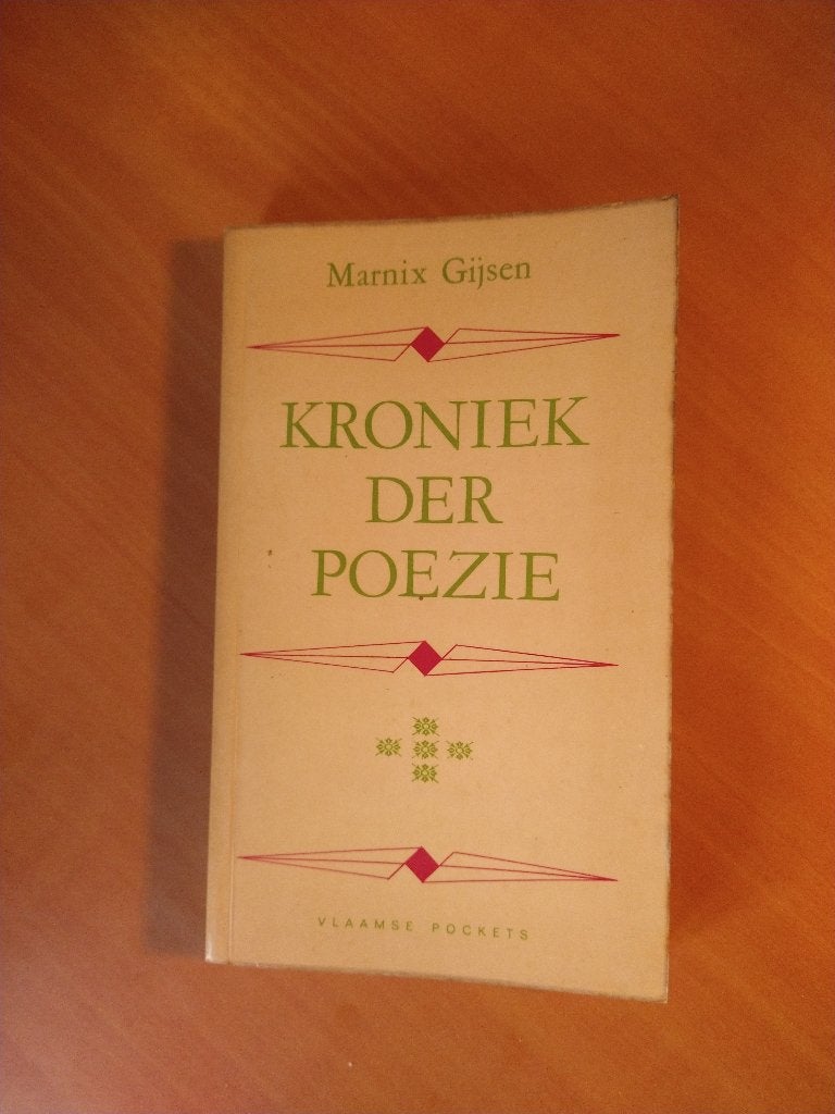 Marnix Gijzen - Kroniek der poezie, Boeken, Ophalen of Verzenden, Gelezen