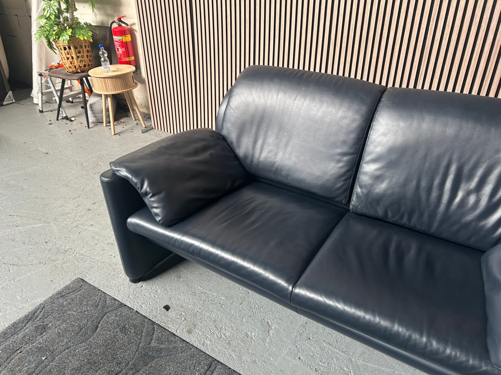 GRATIS LEVERING Leolux Quantussimo Bank 180X90 GEREINIGD, Tweepersoons, Leer, Ophalen of Verzenden, Zo goed als nieuw