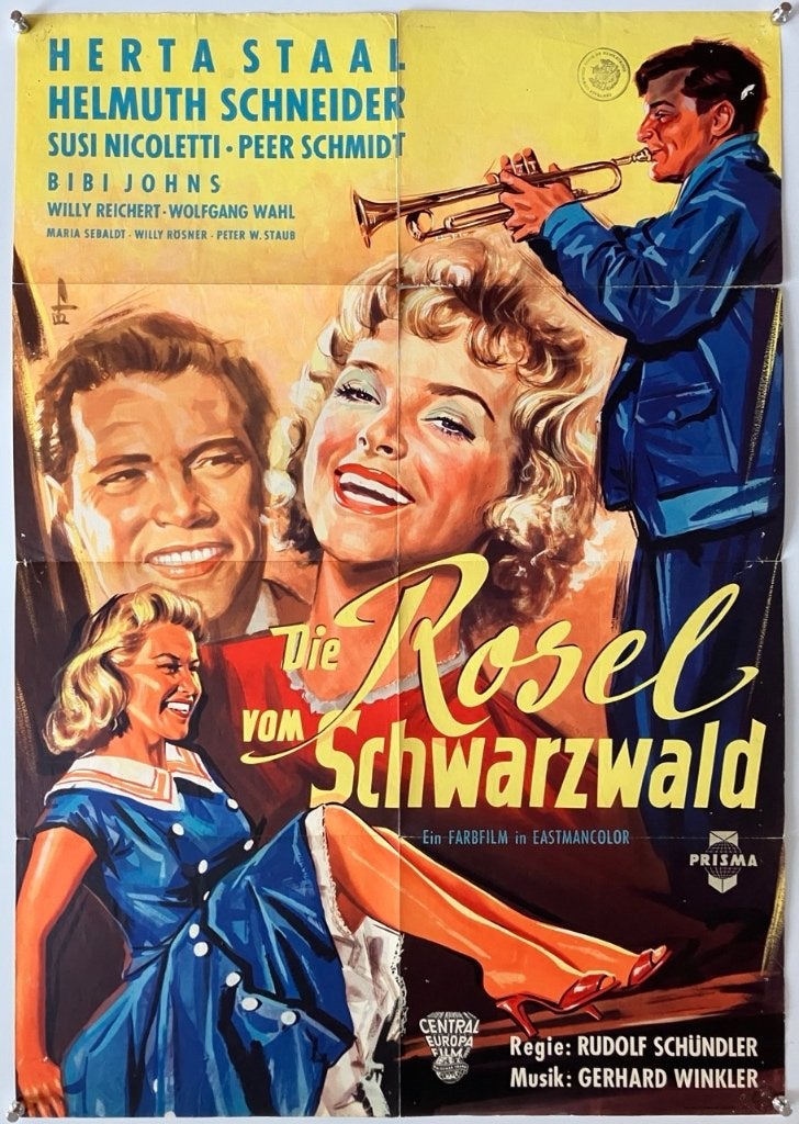 Partijtje vintage filmposters - 13 stuks, Ophalen of Verzenden, Gebruikt, A1 t/m A3, Film en Tv