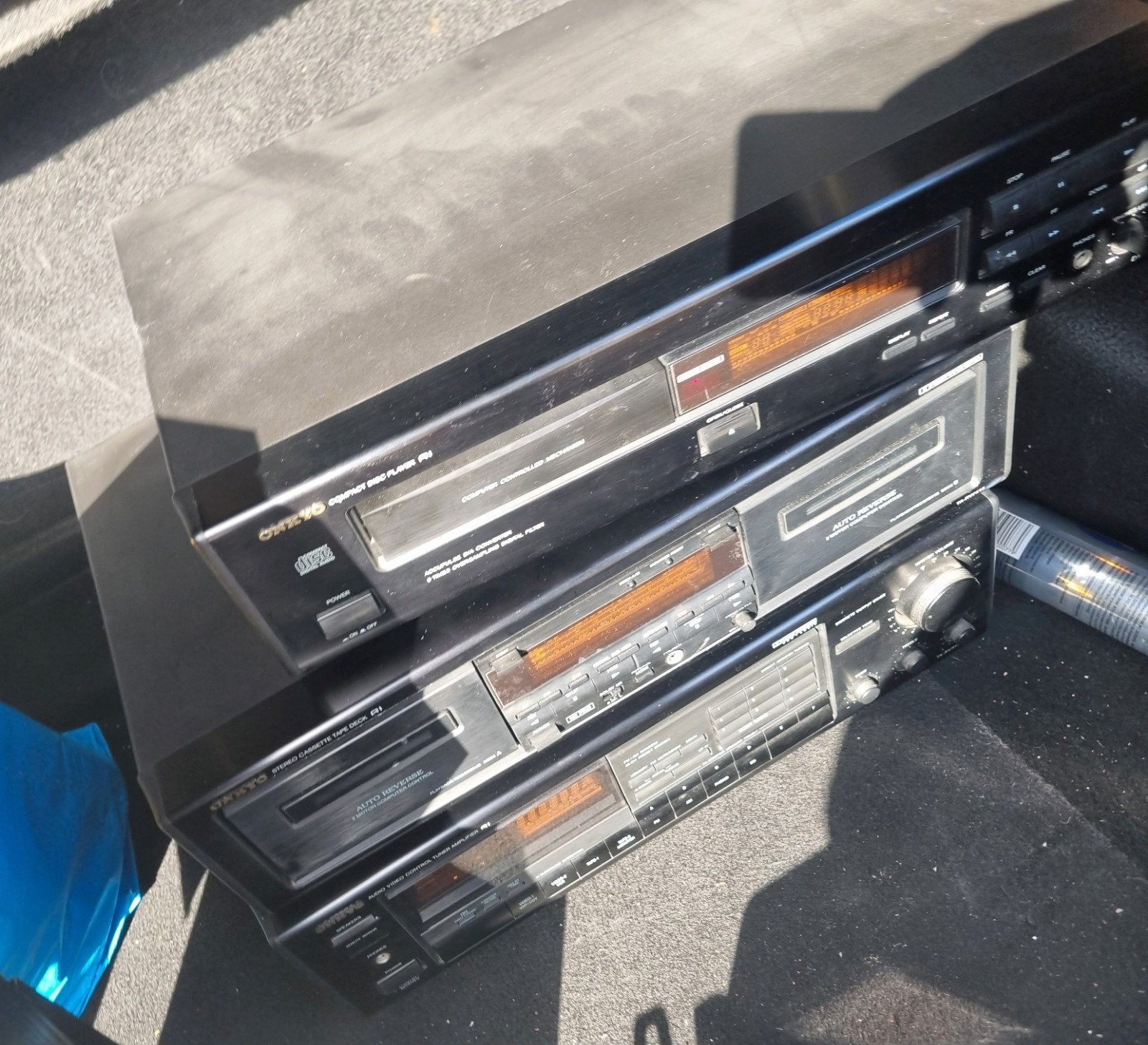 Onkyo Stereo Set met CD-speler, Cassettedeck en Versterker, Ophalen of Verzenden, Nieuw